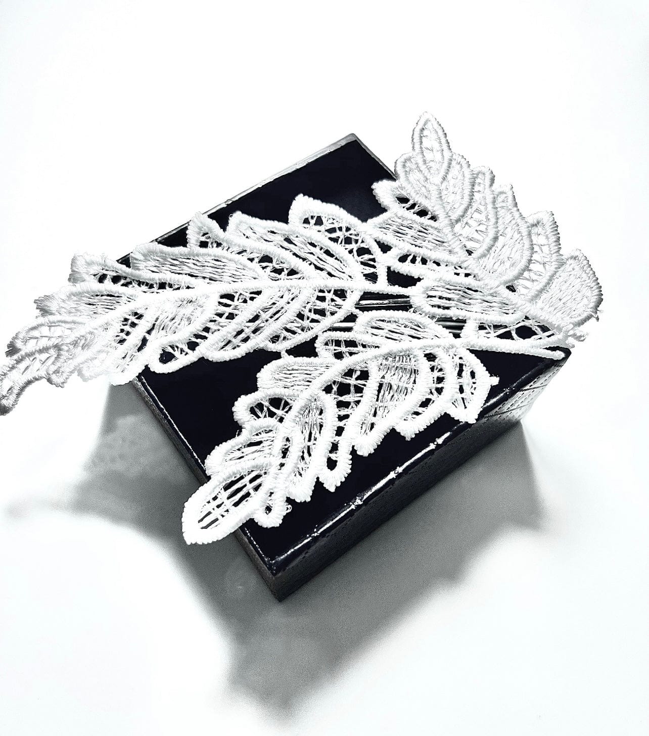 Elegant Lace Bustle Pin