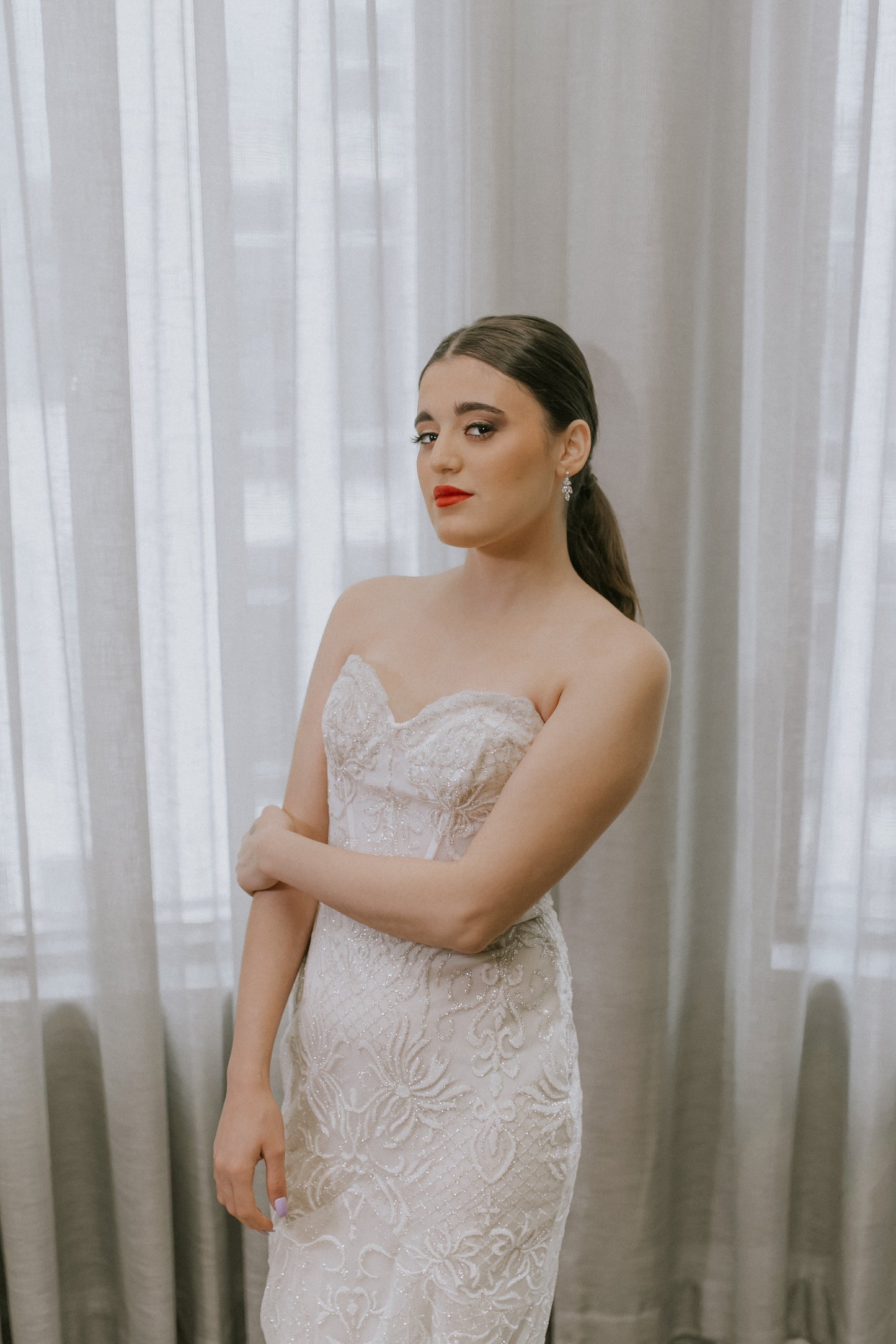 The Dolce Dress-OFF THE SHOULDER SPARKLE MERMAID DRESS