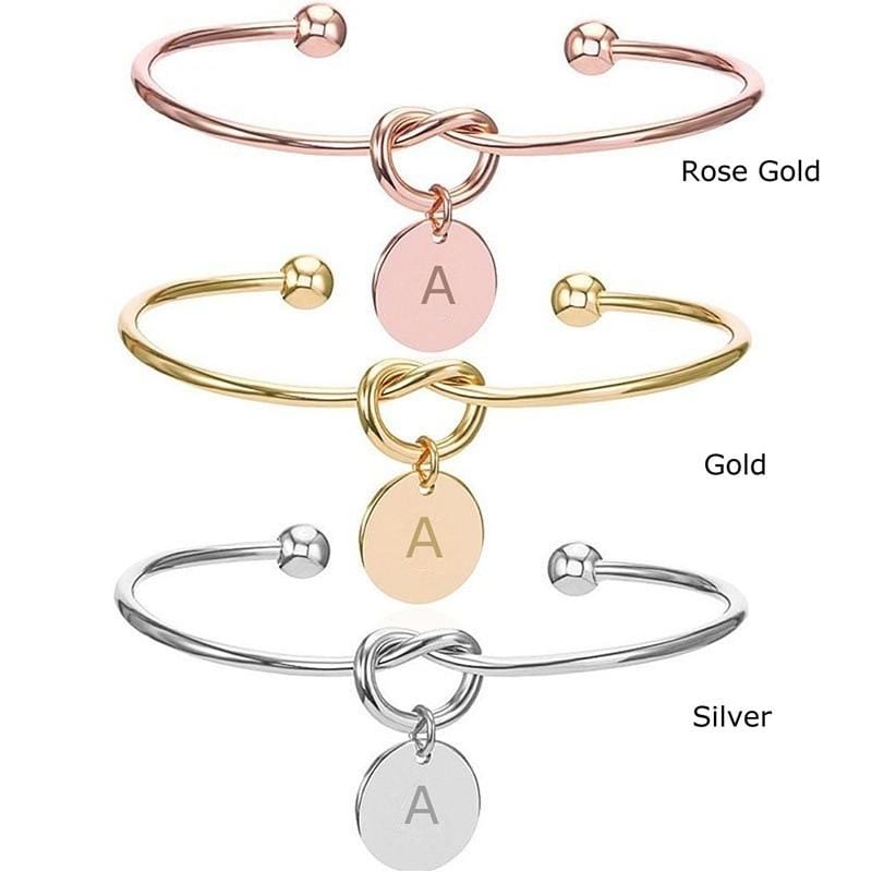 Rose/Gold Letter Bracelet