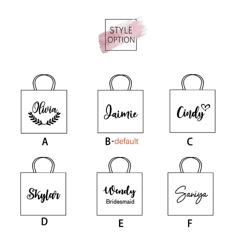 Personalized Wedding Burlap Tote