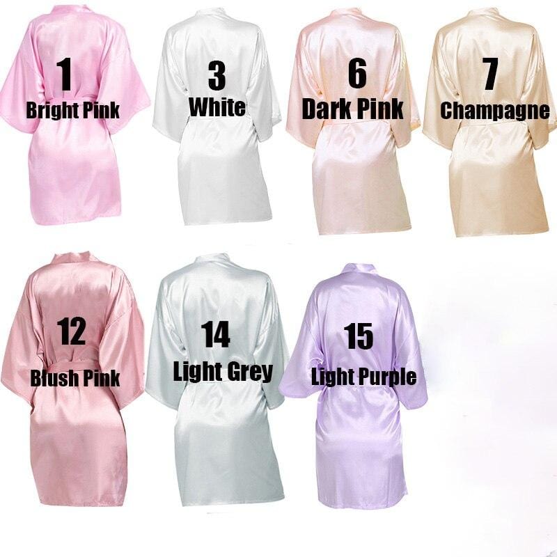 Wedding Satin Gown Personalized