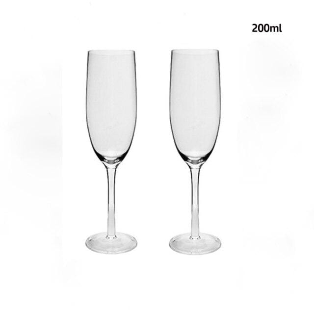 2Pcs/Set Personalized Mr and Mrs Champagne Flutes