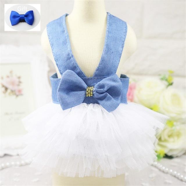 Dress for Dogs With Hair Bow