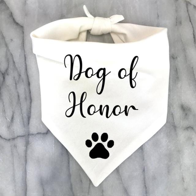 Best Dog of Honor Bandana