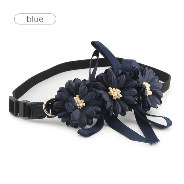 Wedding Flower Pet Collar