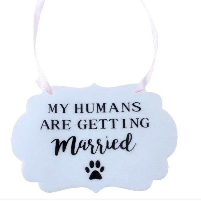 Dog Wedding Sign