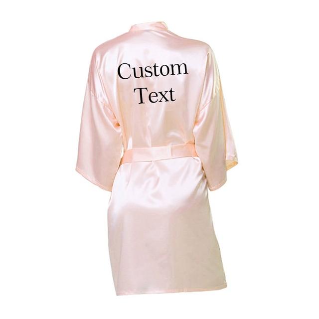 Wedding Satin Gown Personalized