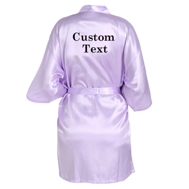 Wedding Satin Gown Personalized