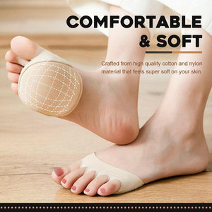 Honeycomb Fabric Forefoot Pads - 3 Pairs