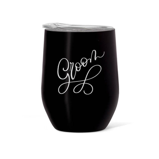 16 oz. Stainless Steel Bride or Groom Wine & Coffee Tumblers