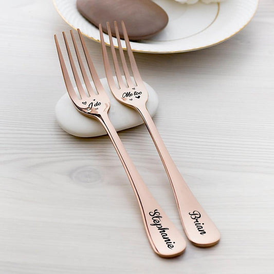 1 Pair Personalized Forks