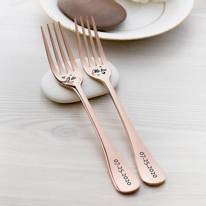 1 Pair Personalized Forks