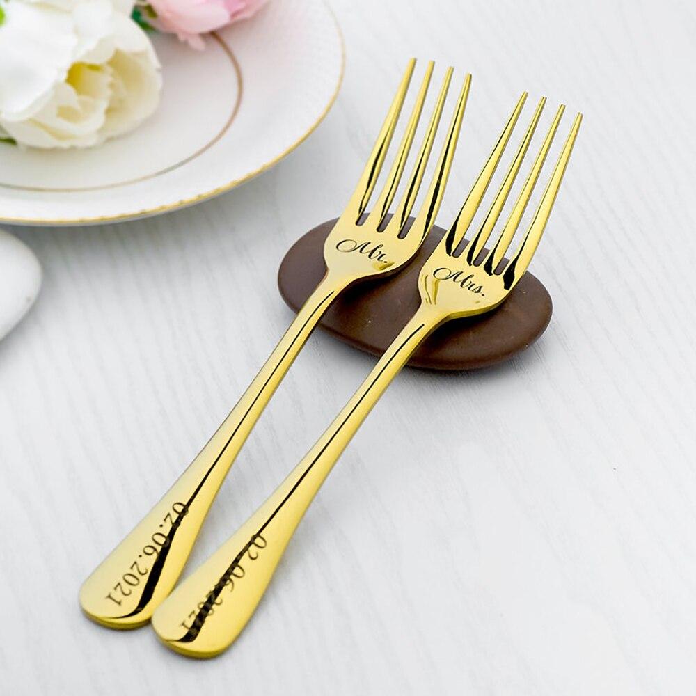 1 Pair Personalized Forks