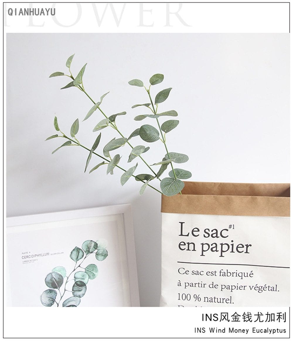 Silk Eucalyptus Leafs