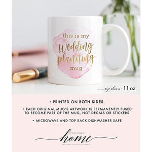 This Is My Wedding Planning Mug, Cute Bride To Be Coffee Mug
