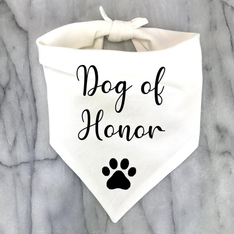 Best Dog of Honor Bandana