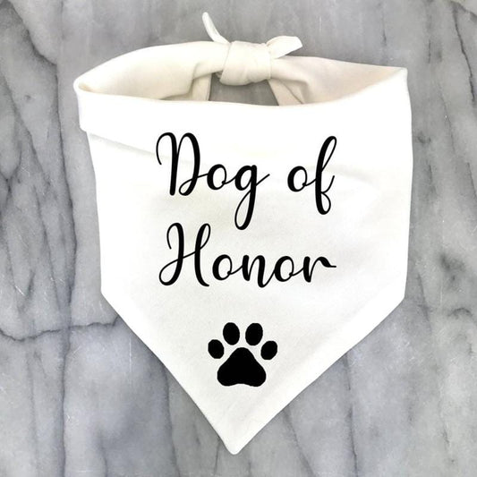 Best Dog of Honor Bandana