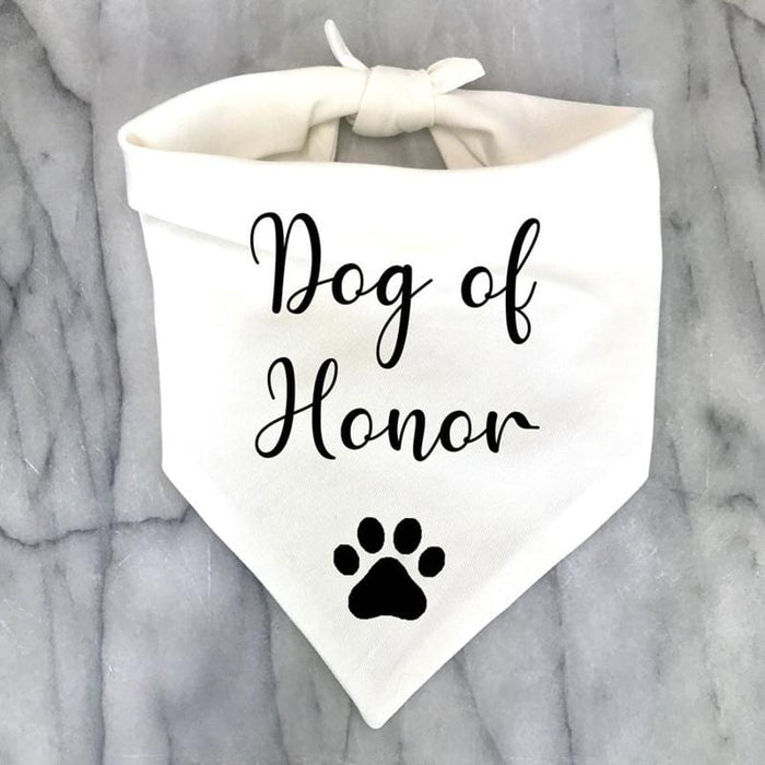 Best Dog of Honor Bandana