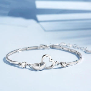 Clamped Hearts Bracelet at limited time 75% OFF - LOW STOCK!