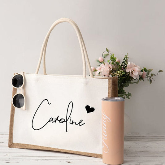 Custom Burlap Tote Bags