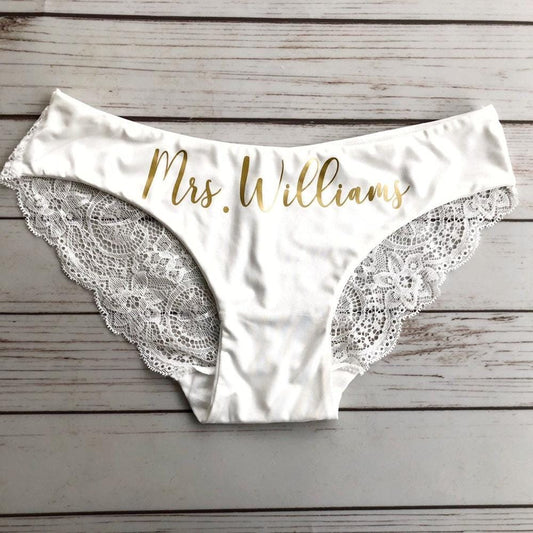Custom Bridal underwear