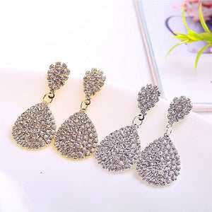Bridal Crystal Drop Earrings