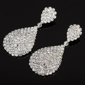 Bridal Crystal Drop Earrings