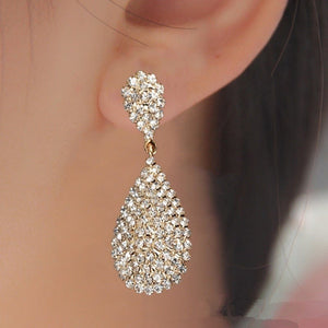 Bridal Crystal Drop Earrings