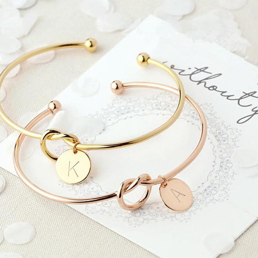 Rose/Gold Letter Bracelet