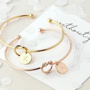 Rose/Gold Letter Bracelet