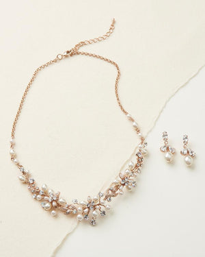 Delicate Pearl Jewelry Set