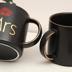 Mr and Mrs Coffee Mugs Cups Set
