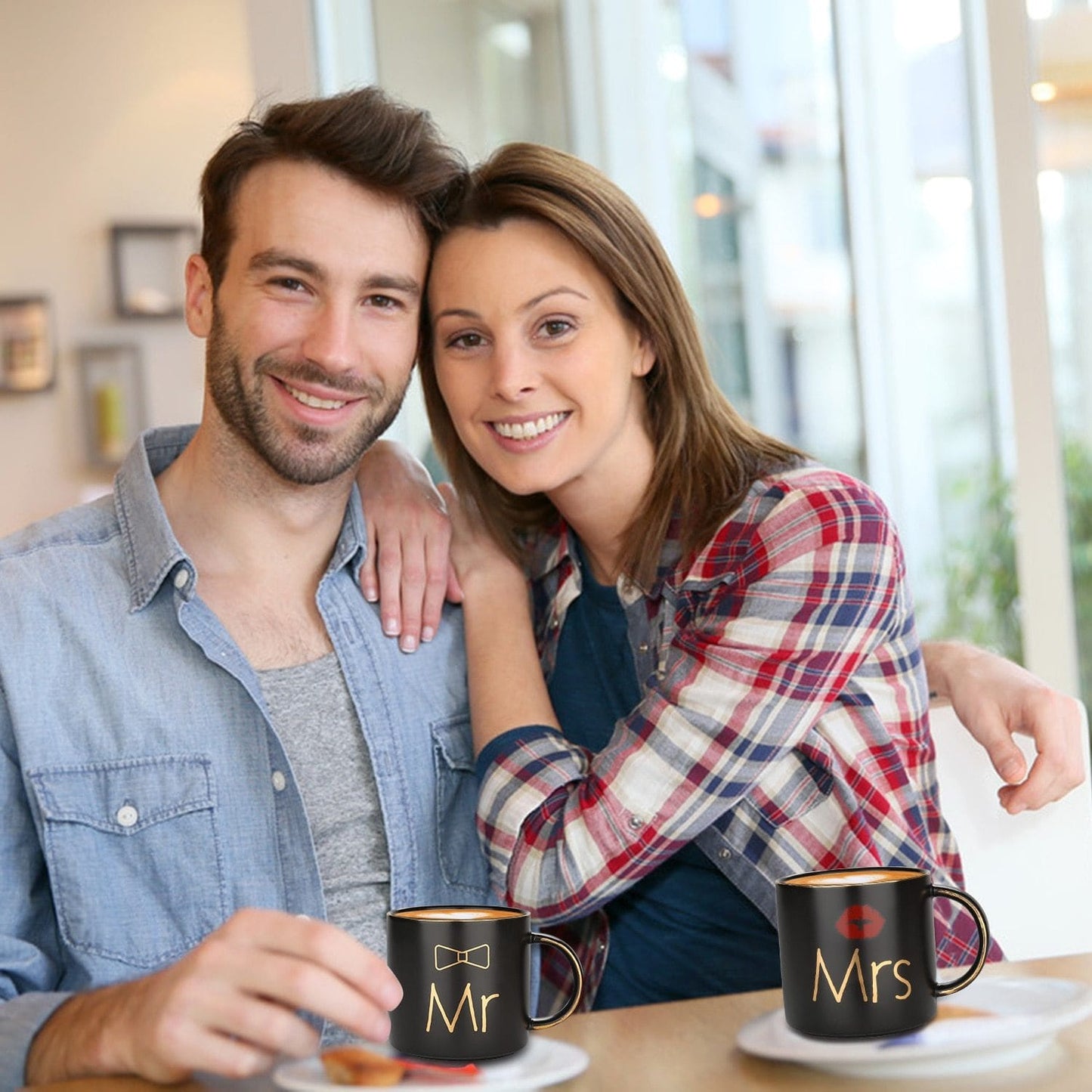 Mr and Mrs Coffee Mugs Cups Set