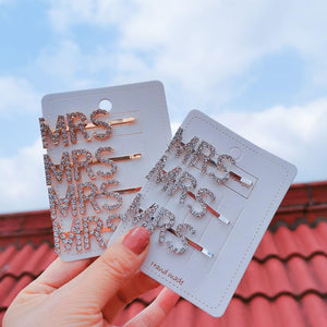 "MRS" Hair Pins
