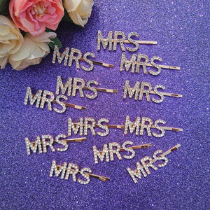 "MRS" Hair Pins