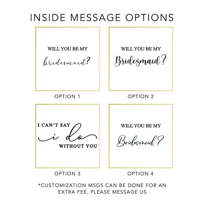 Personalised Luxury Bridesmaid Proposal Box,