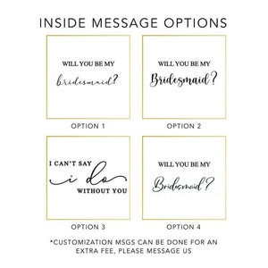 Personalised Luxury Bridesmaid Proposal Box,