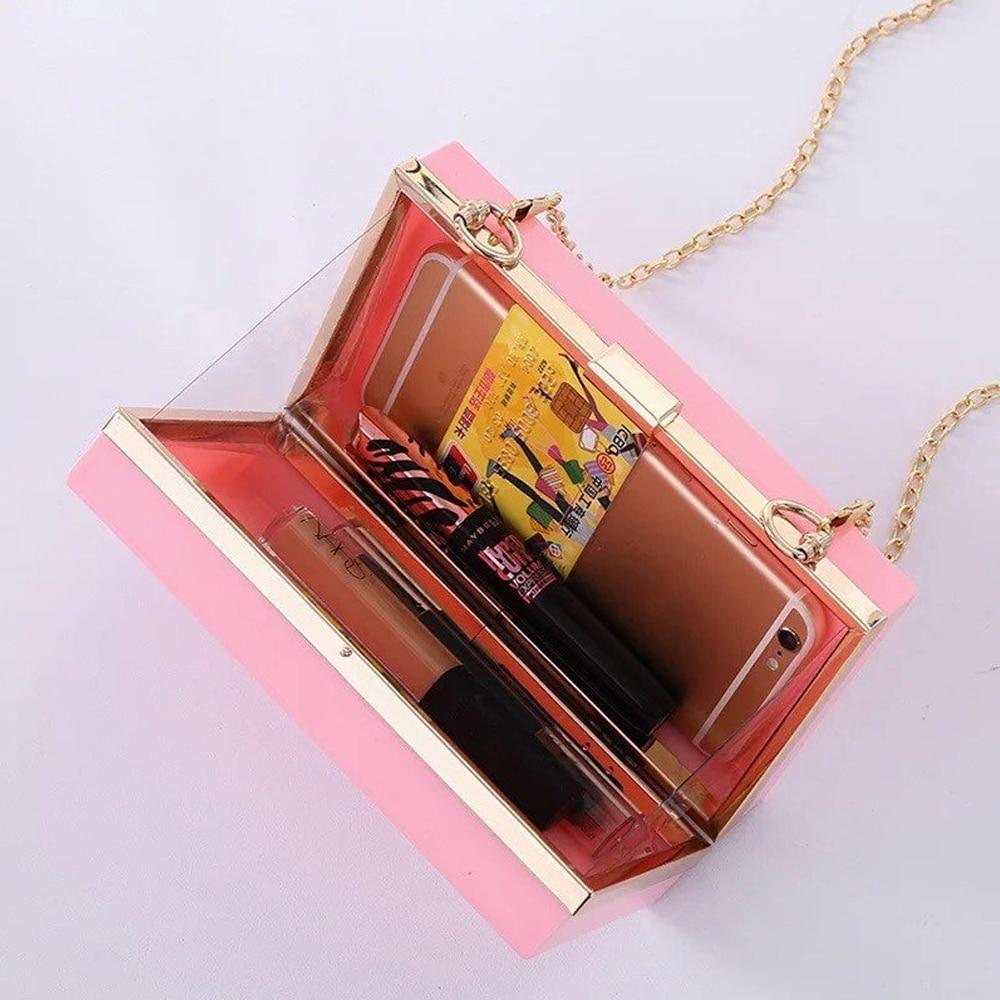 Personalized Custom Acrylic Clutch Bag