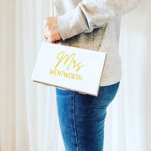 Personalized Custom Acrylic Clutch Bag