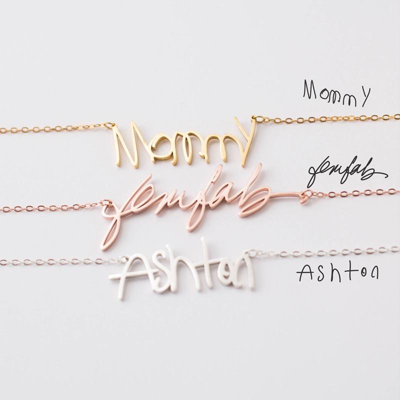 Handwriting Signature Necklace