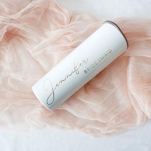 Personalized Tumbler With Straw