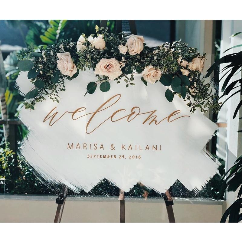 Wedding Welcome Sign
