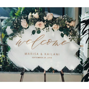 Wedding Welcome Sign