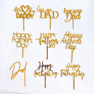 Dad Letters Cake Topper