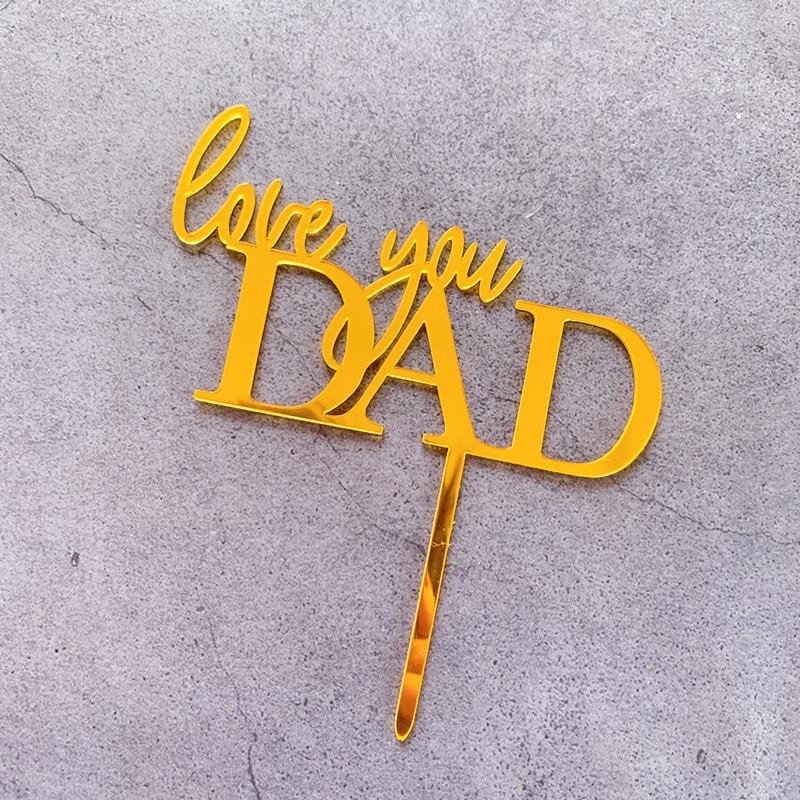 Dad Letters Cake Topper