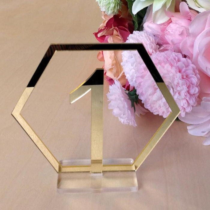 Table Number Signs
