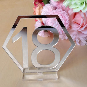 Table Number Signs