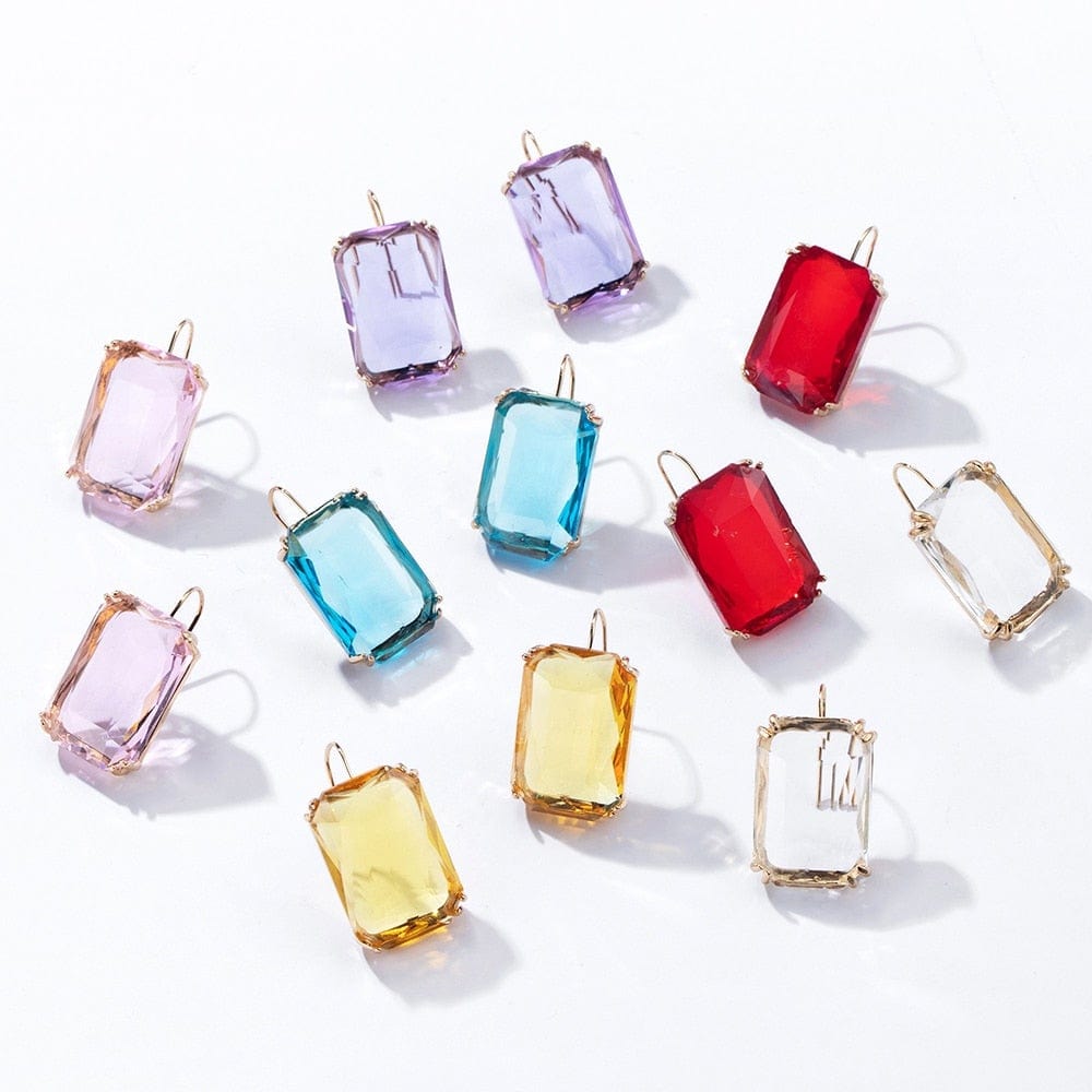 Transparent Pendant Earrings
