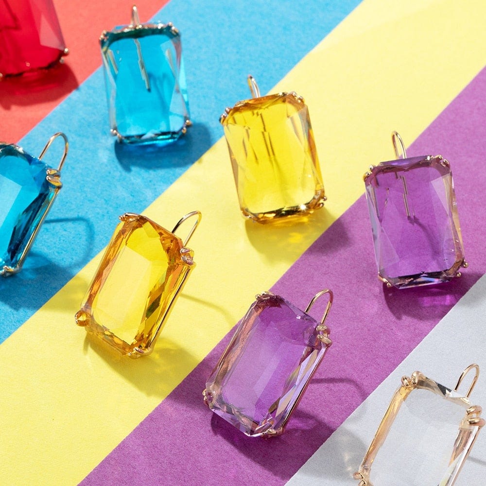 Transparent Pendant Earrings