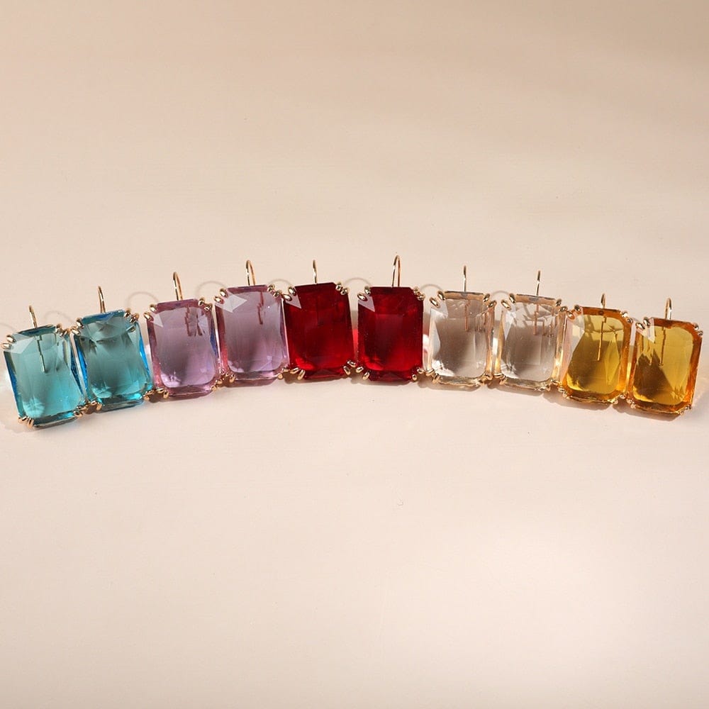 Transparent Pendant Earrings